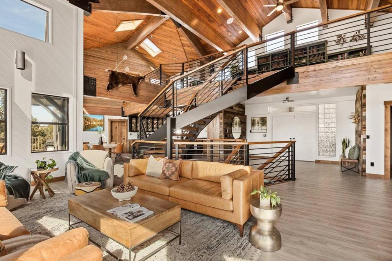 Steel Pine Lodge A Rustic Mountain Retreat Views Baldwin Lake Exterior foto